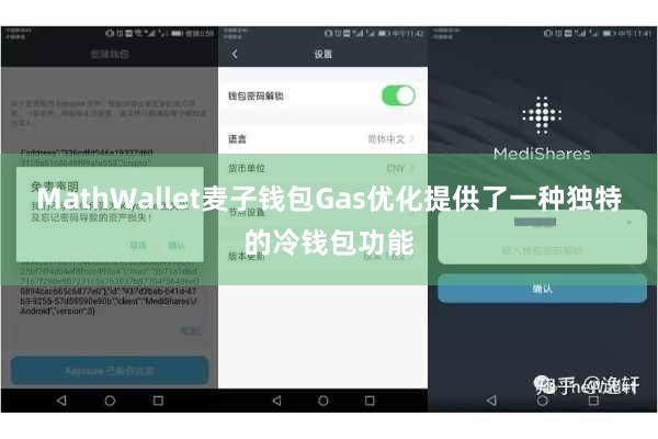 MathWallet麦子钱包Gas优化提供了一种独特的冷钱包功能