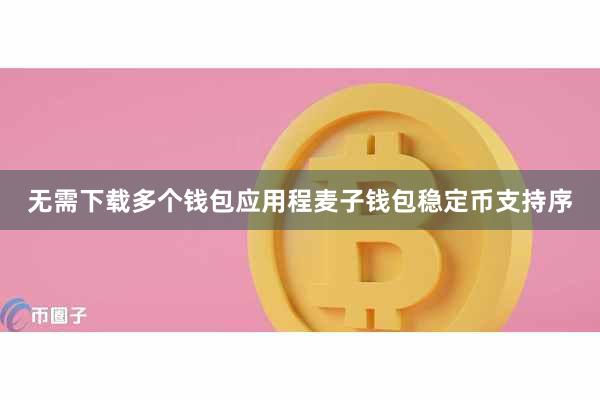 无需下载多个钱包应用程麦子钱包稳定币支持序