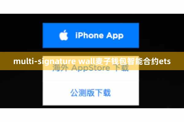 multi-signature wall麦子钱包智能合约ets
